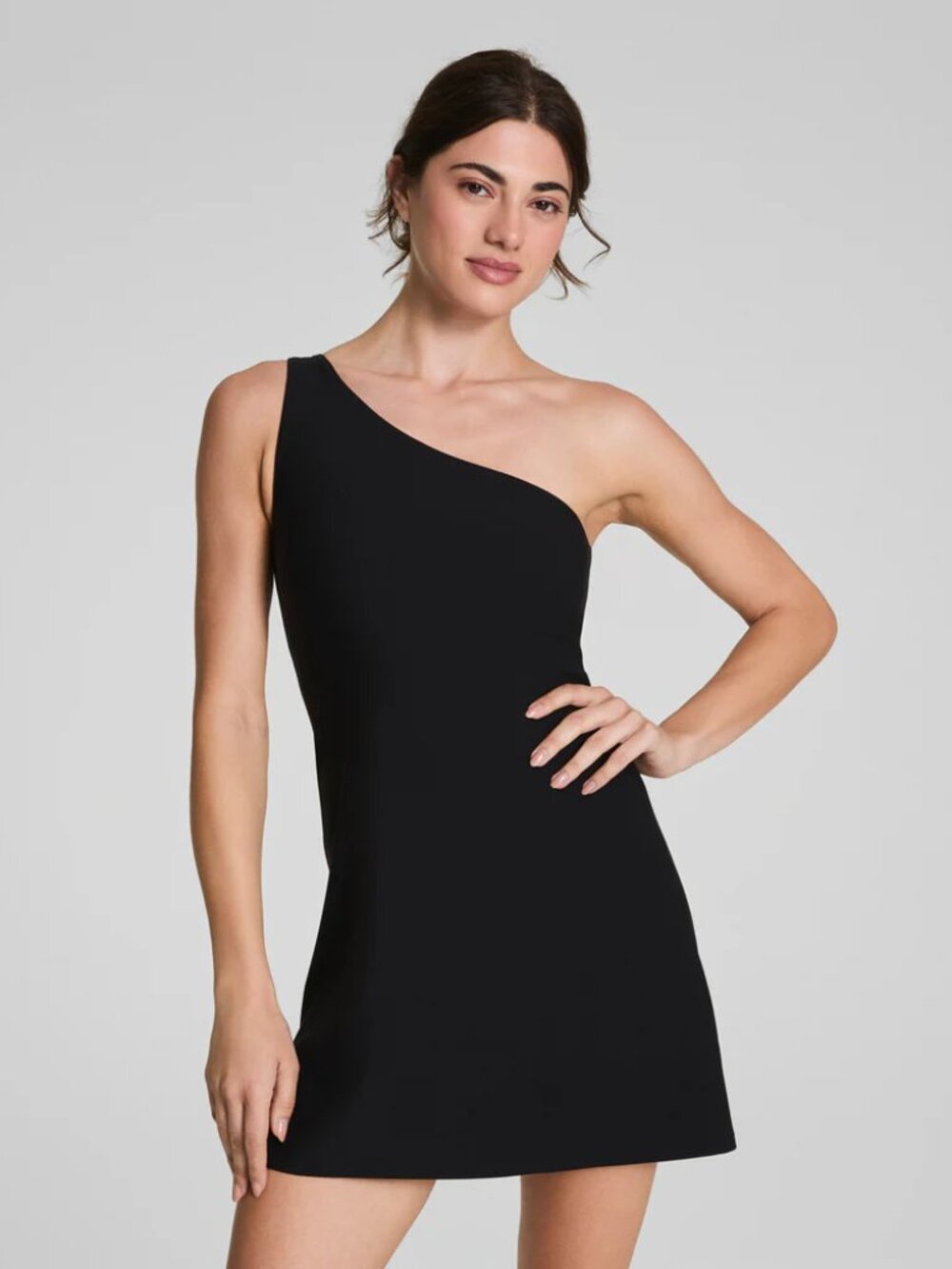 SPANXsmooth™ OnForm Asymmetrical Dress | Very Black